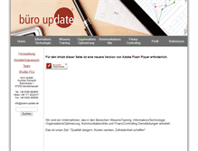 Tablet Screenshot of buero-update.de